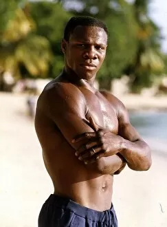 Images Dated 3rd April 1991: Chris Eubank WBO Middleweight Boxing Champion