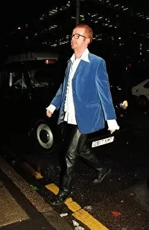 Images Dated 28th January 1996: Chris Evans Radio One Disc Jockey arrives at the Brat Awards