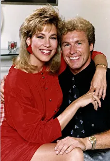 Chris Quinten Actor Coronation Street with Television Presenter Leeza Gibons Chris Quinten Actor Coronation Street with Television Presenter Leeza Gibons