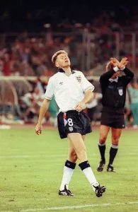 Chris Waddle Football looks up to the heavens after missing a penalty in the 1990 World Chris Waddle Football looks up to the heavens after missing a penalty in the 1990 World