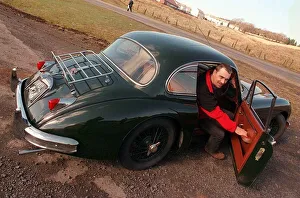 CHRIS WHELAN WITH HIS 1958 JAGUAR XK150 March 1999 ME & MY MOTOR Road Record CHRIS WHELAN WITH HIS 1958 JAGUAR XK150 March 1999 ME & MY MOTOR Road Record