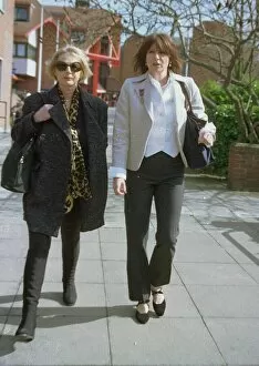 Images Dated 21st March 1997: Chrissie Hynde musician at Uxbridge Magistrates where she appeared on knife charges