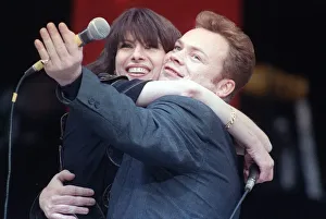 Chrissie Hynde at Nelson Mandela Concert June 1988 performing with Ali Campbell Chrissie Hynde at Nelson Mandela Concert June 1988 performing with Ali Campbell