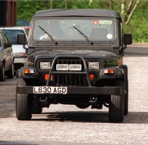 Chrysler Jeep Wrangler fitted with bull bars Chrysler Jeep Wrangler fitted with bull bars