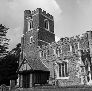 Buildings And Structures Collection: Church of St Peter & St Paul, Flitwick, Bedfordshire. 17th August 1962