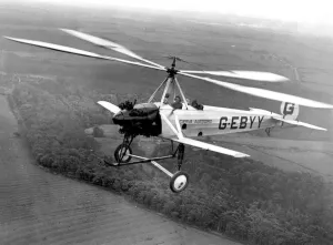 The Cierva C8L autogyro, which left Cramlington for Glasgow The Cierva C8L autogyro, which left Cramlington for Glasgow