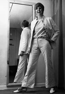Cilla Black pop singer entertainer in dressing room November 1966 Cilla Black pop singer entertainer in dressing room November 1966