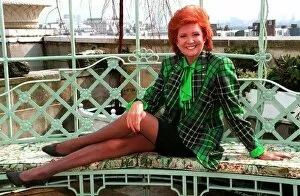 Images Dated 21st September 1994: Cilla Black after signing new Blind Date contract