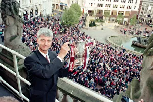 Images Dated 3rd May 1996: Civic reception for Aston Villa at Birmingham Council House
