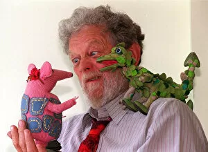 Images Dated 5th July 1999: THE CLANGERS WITH THEIR CREATOR PETER FIRMIN - 05 / 07 / 1999
