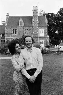 Images Dated 9th August 1971: Cleo Laine and her husband Johnny Dankworth at their home, the Old Rectory