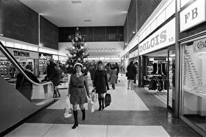 Images Dated 1st January 1972: Cleveland Centre during the Christmas period. Middlesbrough, North Yorkshire, 1972