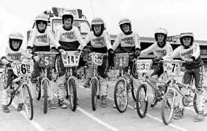 Images Dated 7th May 1985: Clevelands BMX champions The Fairway Flyers. Daihatsu have bestowed an honourable