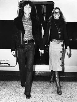 Cliff Richard with girlfriend Olivia Newton John in 1972 Msy 1983