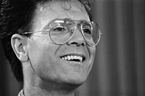 Images Dated 4th June 1991: Cliff Richard, pictured in Glasgow, Scotland, where he will be performing at the Billy