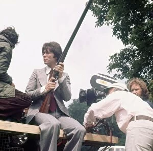 Cliff Richard, seen here filming a scene from the film 'Take Me High'
