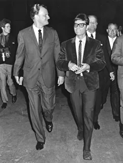 Cliff Richard walking with Billy Graham during his visit to England - June 1966 Cliff Richard walking with Billy Graham during his visit to England - June 1966