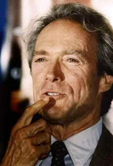 Images Dated 27th August 1990: Clint Eastwood Actor A©Mirrorpix