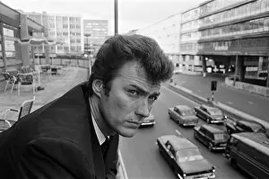Core26 Gallery: Clint Eastwood on Smallbrook Queensway, Birmingham in June 1967