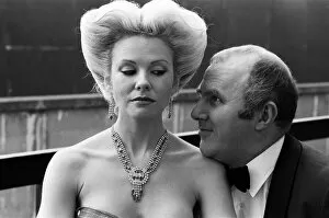 Images Dated 27th May 1981: Clive James and Pamela Stephenson pictured at London Weekend television. 27th May 1981