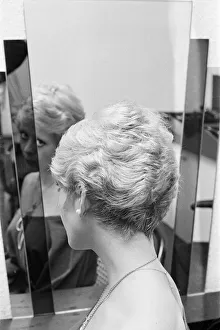 Close cropped hair fashion at Saks Hairdressing, Middlesbrough, Circa 1977 Close cropped hair fashion at Saks Hairdressing, Middlesbrough, Circa 1977
