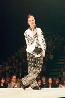 00493 Gallery: Clothes Show Live, Caryn Franklin of BBCs The Clothes Show on the catwalk at