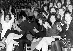 00492 Gallery: Clothes Show Live, happy members of the audience, Birmingham, 6th December 1990