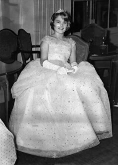Images Dated 14th February 2008: Clothing Fashion 1959: Mara Jenkevics the Latvian refugee at the Ball