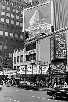 Images Dated 1st September 1983: Clubs and movie houses in New York. September 1983