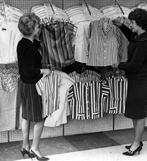 Co-op 1963 Fashion department women looking at blouses Circa 1963 Co-op 1963 Fashion department women looking at blouses Circa 1963
