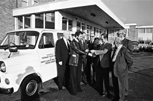 A coach is present to Thornaby Youth Centre. 1977 A coach is present to Thornaby Youth Centre. 1977