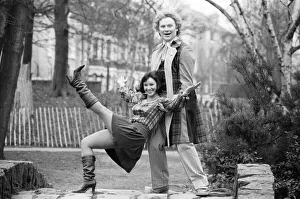 00511 Gallery: Colin Baker, new Doctor Who, the 6th, with actress Nicola Bryant