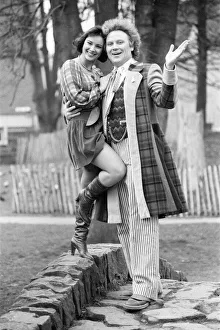 00511 Gallery: Colin Baker, new Doctor Who, the 6th, with actress Nicola Bryant