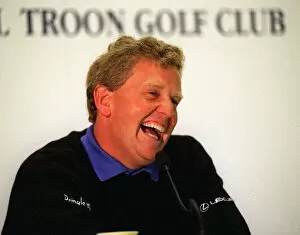 Images Dated 15th July 1997: Colin Montgomerie golfer at a press conference July 1997 on the eve of the Open Golf