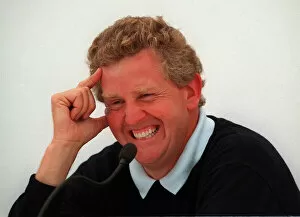 Images Dated 12th July 1999: Colin Montgomerie Open Golf Championship Carnoustie 1999 Speaks at a Press