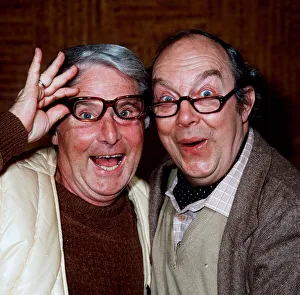 Comedian Ernie Wise with his sidekick Eric Morecambe in their heydey August 1984 Comedian Ernie Wise with his sidekick Eric Morecambe in their heydey August 1984