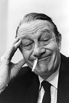 Comedian Jimmy Jewel having a cigarette on his break Circa 1960 Comedian Jimmy Jewel having a cigarette on his break Circa 1960