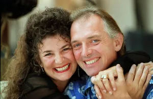 Comedian Rik Mayall and his wife Barbara. 12th September 1998 Comedian Rik Mayall and his wife Barbara. 12th September 1998