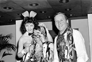 Comedian Ronnie Corbett and Nicholas Parsons at the Tie Manufacturers Association Top Ten