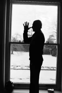 Comedian Spike Milligan at his home in Hertfordshire. 9th January 1979 Comedian Spike Milligan at his home in Hertfordshire. 9th January 1979