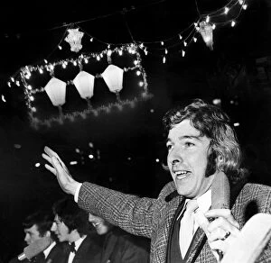 Comedian Tom O'Connor in Liverpool at Christmas time. 24th November 1972