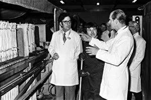 Images Dated 27th February 1976: The commissioning of Coleshill Sewage Sludge Incineration Plant, Warwickshire