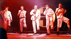 Take That in concert at Whitley Bay Ice Rink in December 1993 Take That in concert at Whitley Bay Ice Rink in December 1993