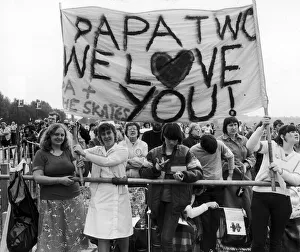 00468 Gallery: Congregation at Pope John Paul II Mass at Heaton Park, Manchester, Monday 31st May 1982