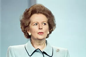 Images Dated 12th October 1989: The Conservative Party Conference, Blackpool. Prime Minister Margaret Thatcher