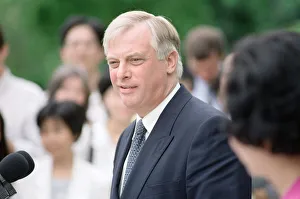 Images Dated 9th July 1992: Former Conservative politician Chris Patten, who lost his Bath seat in the 1992 General