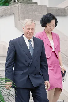 Images Dated 9th July 1992: Former Conservative politician Chris Patten, who lost his Bath seat in the 1992 General