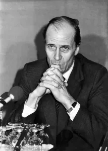 Conservative politician Norman Tebbitt. December 1983 Conservative politician Norman Tebbitt. December 1983