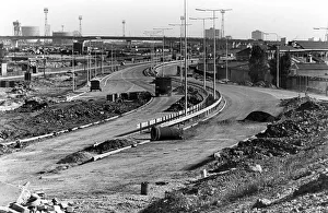 Construction of the A66 road. 2nd October 1980 Construction of the A66 road. 2nd October 1980