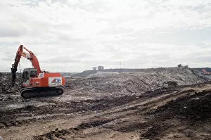 Images Dated 1st September 1989: Construction site of Teesside Retail Park and Leisure Centre